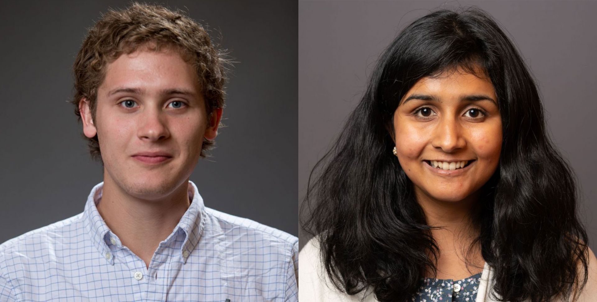 Ben Baer and Sara Venkatraman, two doctoral students in Cornell Statistics and Data Science