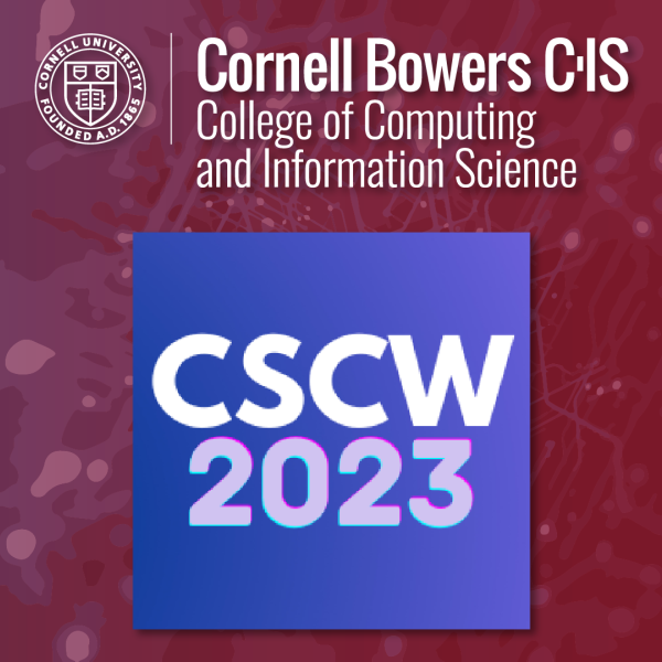 The logos for Cornell Bowers CIS and CSCS 2023