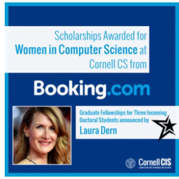 Laura Dern announces booking.com scholarships
