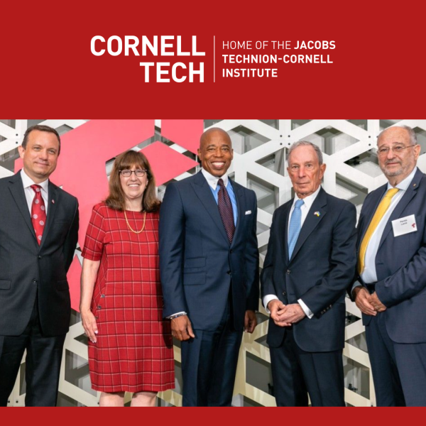 Cornell Tech at 10 group portrait