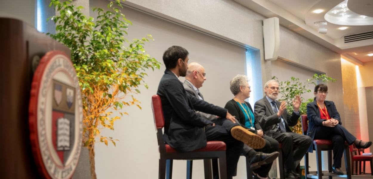 Esteemed university leaders panel at CIS 20th anniversary celebration