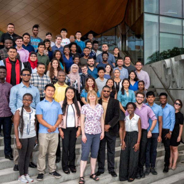 The 2018 cohort of students invited to Computing and Information Science's two summer research programs, SONiC and Designing Technology for Social Impact.